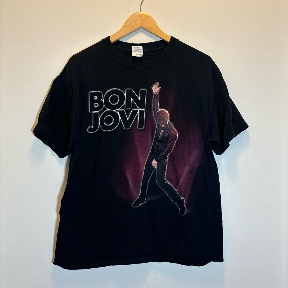 Bon Jovi Concert Band T-Shirt Tee Size Large